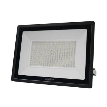 Imagem de Refletor Blumenau De Led Slim 200w 6500k Preto Bivolt - BLUMENAU ILUMI