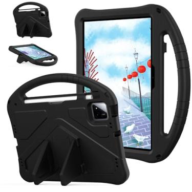 Imagem de YRH Capa para tablet Onn de 11 polegadas (2024) modelo 100146660, capa infantil de EVA para Walmart Surf Onn Tablet Pro 11 polegadas (preto)