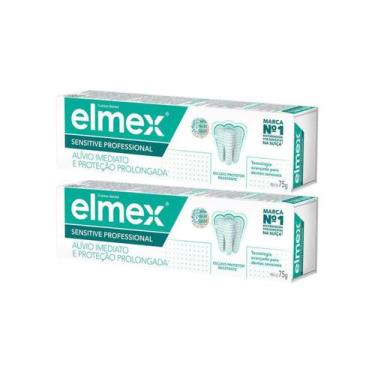 Imagem de Kit 2 Creme Dental Elmex Sensitive Professional 75g