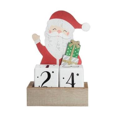 Imagem de Adorno calendario holiday nicolas 15 cm saz home style, MULTICOLORIDO