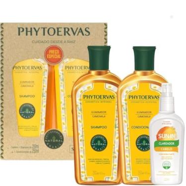 Imagem de Phytoervas Shampoo e Condicionador Camomila com Sun In, 120ml