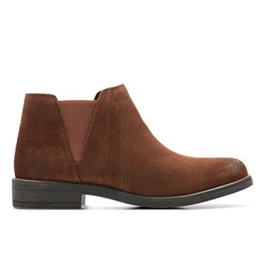 Imagem de Clarks Bota feminina Demi Beat Fashion, Camurça bege, 6