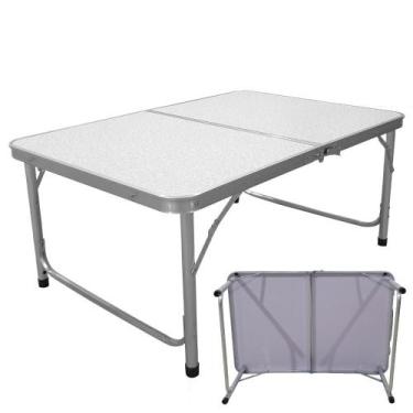 Imagem de Mesa Dobrável Portátil Vira Maleta 90cm Camping Praia - Nagano