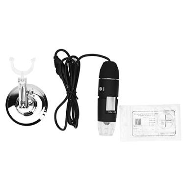 Imagem de Zerone Lupa digital, lupa de microscópio digital 1600X S4T-30W-D 8 LED câmera endoscópica vídeo com suporte