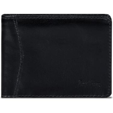 Imagem de Carteira Couro Clássica Masculina Artlux 701, Preto