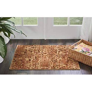 Imagem de Nourison Somerset Tapete Persian Latte 50 x 70 cm, fácil limpeza, sem derramamento, quarto, sala de estar, sala de jantar, cozinha (2 x 3)