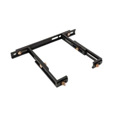 Imagem de Abraçadeira Para Poste Plástica Regulável 19x24,7cm - Par - Policarbonato - Preta