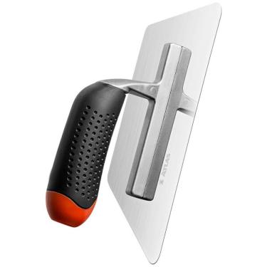 Imagem de Desempenadeira De Inox Trapézio Chanfrada E Cabo Emborrachado - At111 - Pincéis Atlas