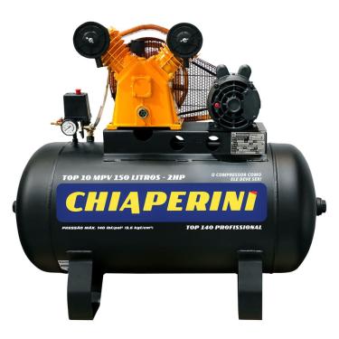 Imagem de Compressor Top 10 Mpv 150 Litros Mono 220 Volts - 16786 - Chiaperini