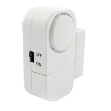 Imagem de Kit 2 Unidades Alarme Sonoro Contra Invasão Residencial Porta E Janelas Com Bateria