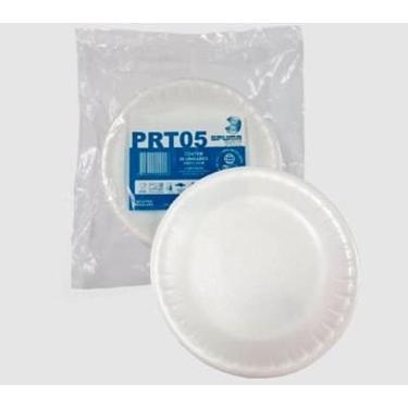 Imagem de Prato 05 23x2,2 com 200 Unidades - Spuma Pack