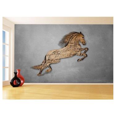 Imagem de Papel De Parede 3D Animais Pop Art Cavalo Cores 3,5M Pxa326