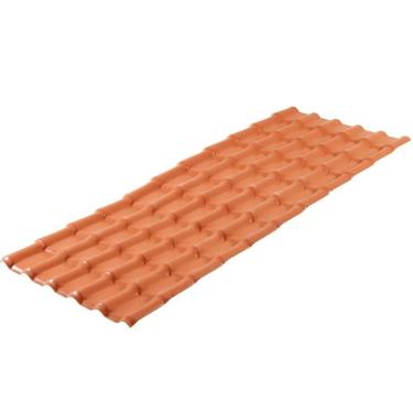 Imagem de Telha De Pvc Com 2,42x0,88 Metros Plan Cerâmica - 081190630242 - Permatti