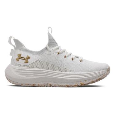 Imagem de Tênis de Basquete Under Armour Hooper Masculino, Branco, 43