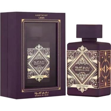 Imagem de Perfume Árabe Bade'e Al Oud Amethyst Roxo Lattafa Eau de Parfum Unisse