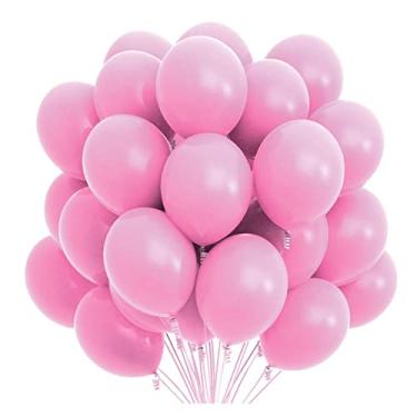 Imagem de Conjunto de balões de festa 10/20/30/50 peças de balões de látex ouro preto rosa rosa decorações de casamento festa de aniversário adulto globos de chuveiro de hélio bolas de ar para crianças (tamanho