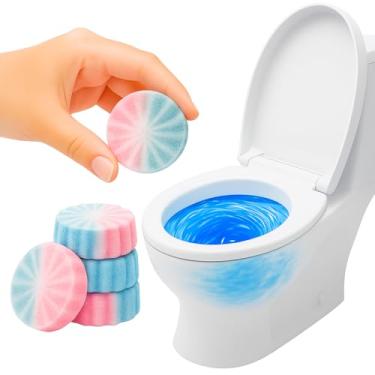 Imagem de Kit 4 Pastilhas Com Cheiro Para Caixa Acoplada Vaso Sanitário Limpeza Banheiro Fragancias para Banheiro