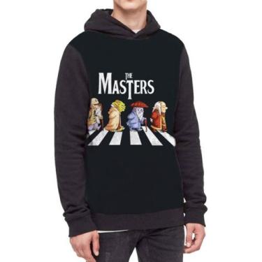 Imagem de Moletom Com Capuz Os Mestres The Masters Ref:785 - smoke, Preto, GG