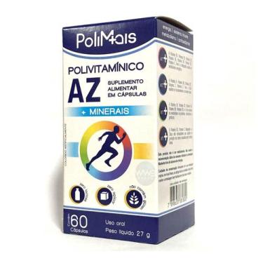 Imagem de Vitamina Polimais A-Z 60 Caps Imunidade Energia Zero Lactose - Nutriex