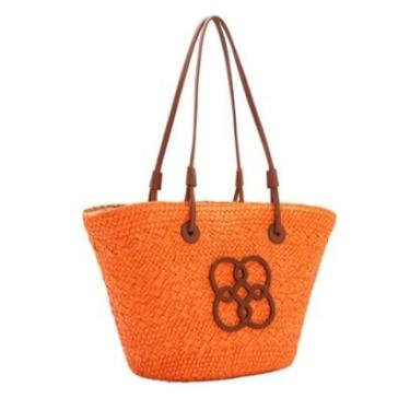 Imagem de Bolsa de Praia Chenson Sacola Palha Grande Feminina-Feminino