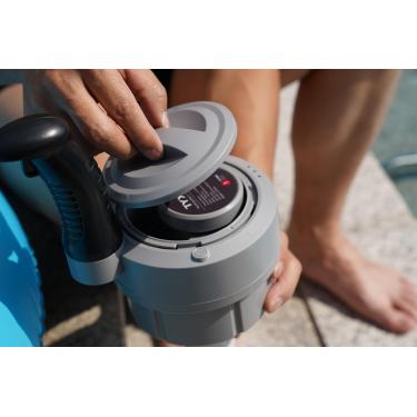 Imagem de NBJIALIN Propulsor de piscina motorizado para boia inflável de tubo de rio - acessórios de hélice flutuante para piscina elétrica, hélice motorizada para tubos flutuantes