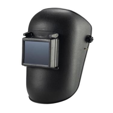 Imagem de oshhni Máscara de solda com abertura frontal, equipamento de proteção para trabalho, resistente à poeira, visão ampla, capuz confortável para soldador,