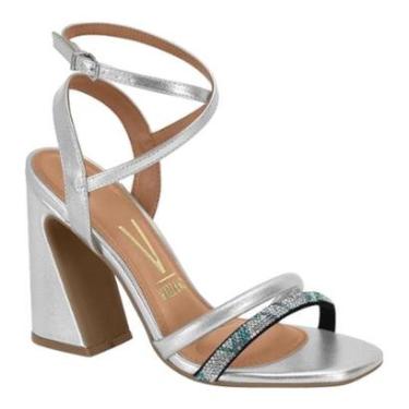 Imagem de Sandalia Vizzano 6403.471 Salto Grosso Alto Festa Casual Feminino-Feminino