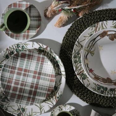 Imagem de Pratos De Sobremesa Coup Garland Porto Brasil 6 Pecas -Natal