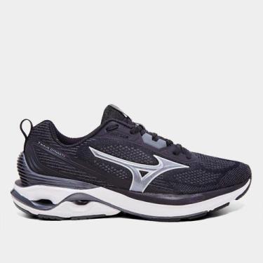 Imagem de Tênis Mizuno Wave Dynasty 7 Masculino, Preto, 42