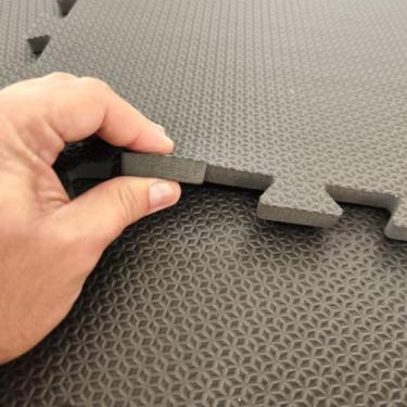 Imagem de Kit 4 Placas Tatame EVA 50x50cm 10mm Linha Econômica Piso Emborrachado