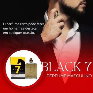 Imagem de Perfume Masculino  com Feromônio Masculino o mais vendido Black 7 - fr