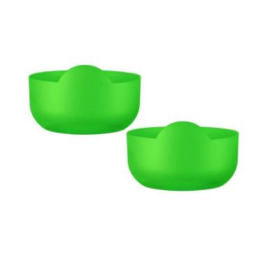 Imagem de Kit 2 Super Bowl Verde Neon 475Ml Plástico Premium