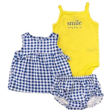 Imagem de Carter's Conjunto curto de 3 peças (Gingham, nb)