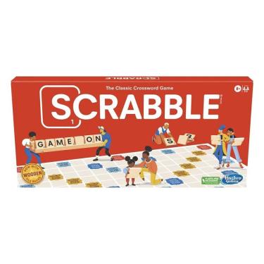 Imagem de Jogo de tabuleiro Hasbro Gaming Scrabble para crianças de 8 anos ou mais