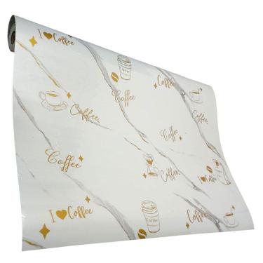 Imagem de Papel de Parede Adesivo Autocolante Marmore Obra Reforma Reparo Envelopamento Moveis Casa Decoraçao