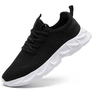 Imagem de Tênis de corrida DLWKIPV, leves, respiráveis, femininos, pretos (10)
