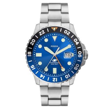 Imagem de Relógio Fossil Masculino Blue Prata - Fs5991/1a Relógio Fossil Masculino Fossil Blue Prata - Fs5991/1a