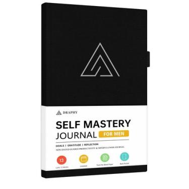 Imagem de Journal Self-Mastery Gratidão Produtividade Homens e Mulheres Negros -