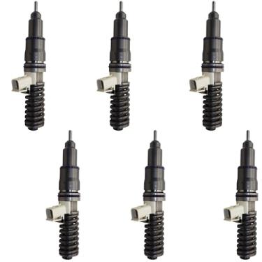Imagem de HATRYIDA 6 peças injetor de combustível 22340652 BEBE4G15001 para escavadeiras Volvo EC380E HR EC380E L EC480E LR EC380D L EC480E L EC380E LR EC380E NL