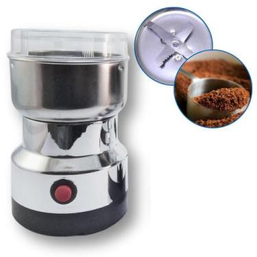 Imagem de Moedor Triturador de Grãos e Café Elétrico 200W 110V  Portátil e Multi