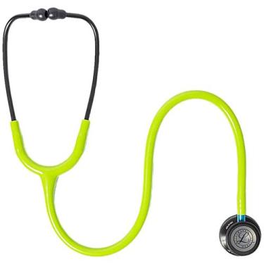 Imagem de Estetoscópio Littmann Classic III - Verde Limão com Preto Mate e Conec