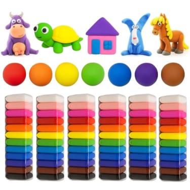 Imagem de Massinha Pula Pula Macia EVA Lembrancinha Festa Infantil p/Sacolinha Surpresa 72pçs