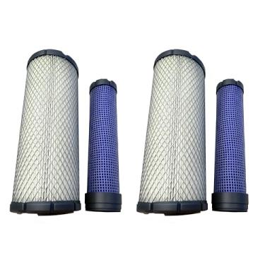 Imagem de 2 peças de filtro de ar P822858 e P821575 compatíveis com Kawasaki Donaldsons Kohler FPG05 G057513 G057514 G057513 G057514 G057511 G057512 RS3704 CA955514 0 M13 1802 224285007