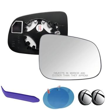 Imagem de EAP Vidro de espelho de passageiro compatível com Volvo S60 S60 Cross Country V60 V60 Cross Country S80, Jaguar, aquecido sem escurecimento automático, 31298051 31352499 C2Z31945 C2C37093 C2Z15848