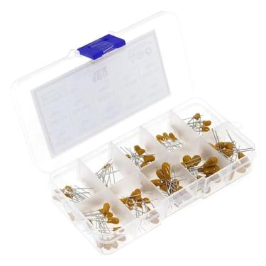 Imagem de 100 peças/caixa 10 valores x 10 peças 16V 1uF~100uF Kit sortido de capacitor de tântalo URMIBDAI