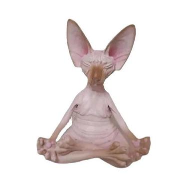 Imagem de Escultura De Arte Decorativa Para Jardim Exterior, Figura De Gato Sphy