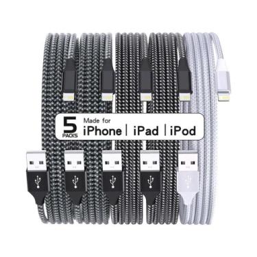 Imagem de Cabo USB Para Lightning De Carregamento Rápido (5 Unidades) Para iPhon
