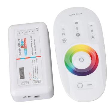 Imagem de Ymiko Controle Remoto LED RF Sem Fio de 2,4 GHz Com Dimmer de Toque para Luzes de Tira RGB Compatível Com DC 12 24V, Suporta Mudança de Cor e Ajuste de Brilho