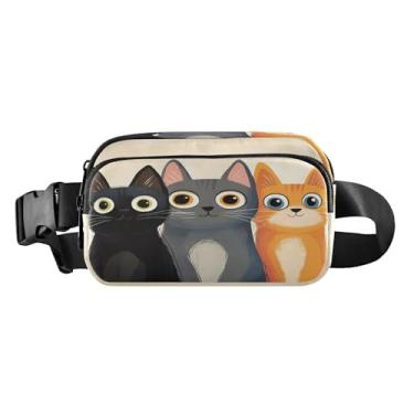 Imagem de CEBUGI Pochetes de caminhada para homens e mulheres, pochetes modernos resistentes à água com cinto ajustável para treino, viagem, corrida