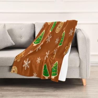 Imagem de Wassud Cobertores e mantas de Natal 152 x 228 cm com tema de Natal quente para sofá, cobertor quente de lã de pelúcia aconchegante para cama, sofá, cadeira, decoração de casa